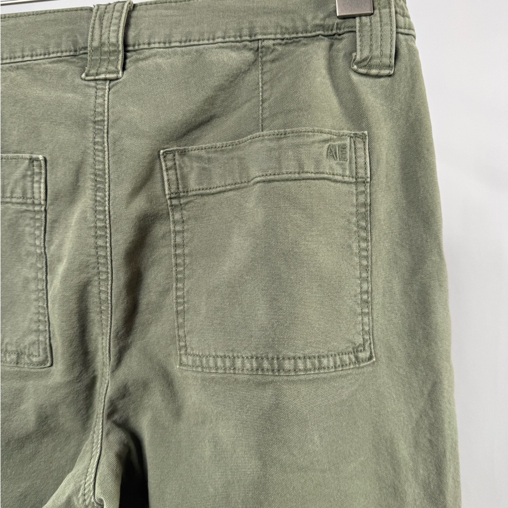 American Eagle Cargo Stretch Straight Pants in Green Size 2 Regular - Picture 7 of 11